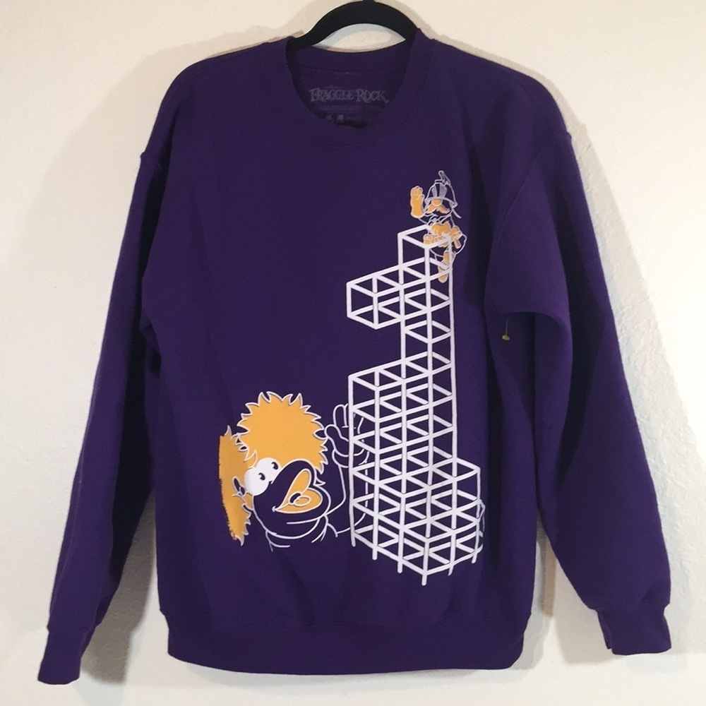Fraggle Rock Jim Henson Sweatshirt Purple M